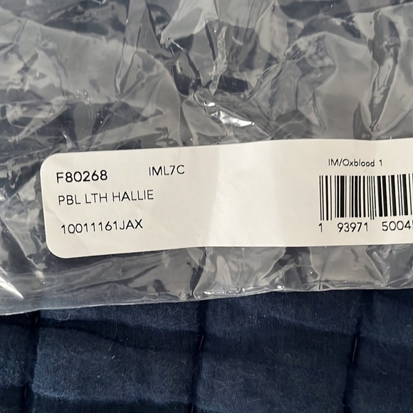 Coach Hallie Large Pebble Leather Shoulder Bag Authentic - Picture 3 of 6